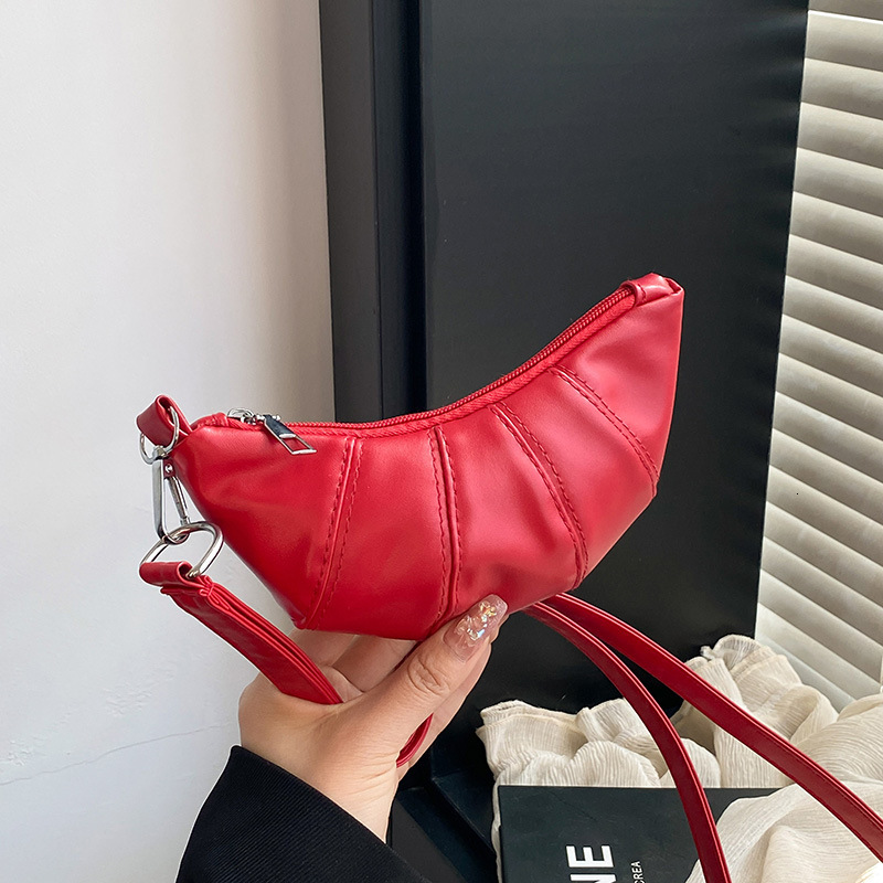 Original croissant fashion women s new niche crossover dumpling bag designer fashion large capacity women s shoulder bag crossbody bag