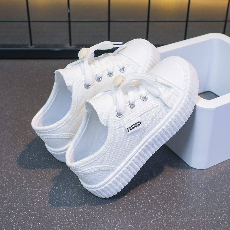Designer Shoes Kids Canvas Shoes Youth Comfortable Shoes Kidsnest Boys and Girls Breathable Non-slip Leisure Sports Toddlers Canvas Shoes Sizes US9C-U