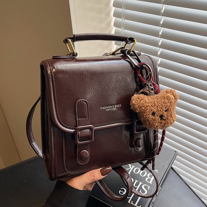 Free Shipping Designer Bag Leisure Niche High-end Hand-held Small Square Bag For Women Versatile Commuting Western-style College Style Backpack