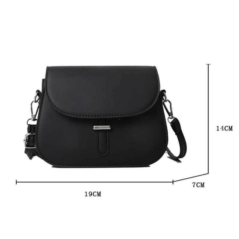 Fashion Women Crossbody Saddle Bag PU Leather Small Handbags Purses Retro Semicircle Designer Messenger Bags Female Clutch Tote Y250528