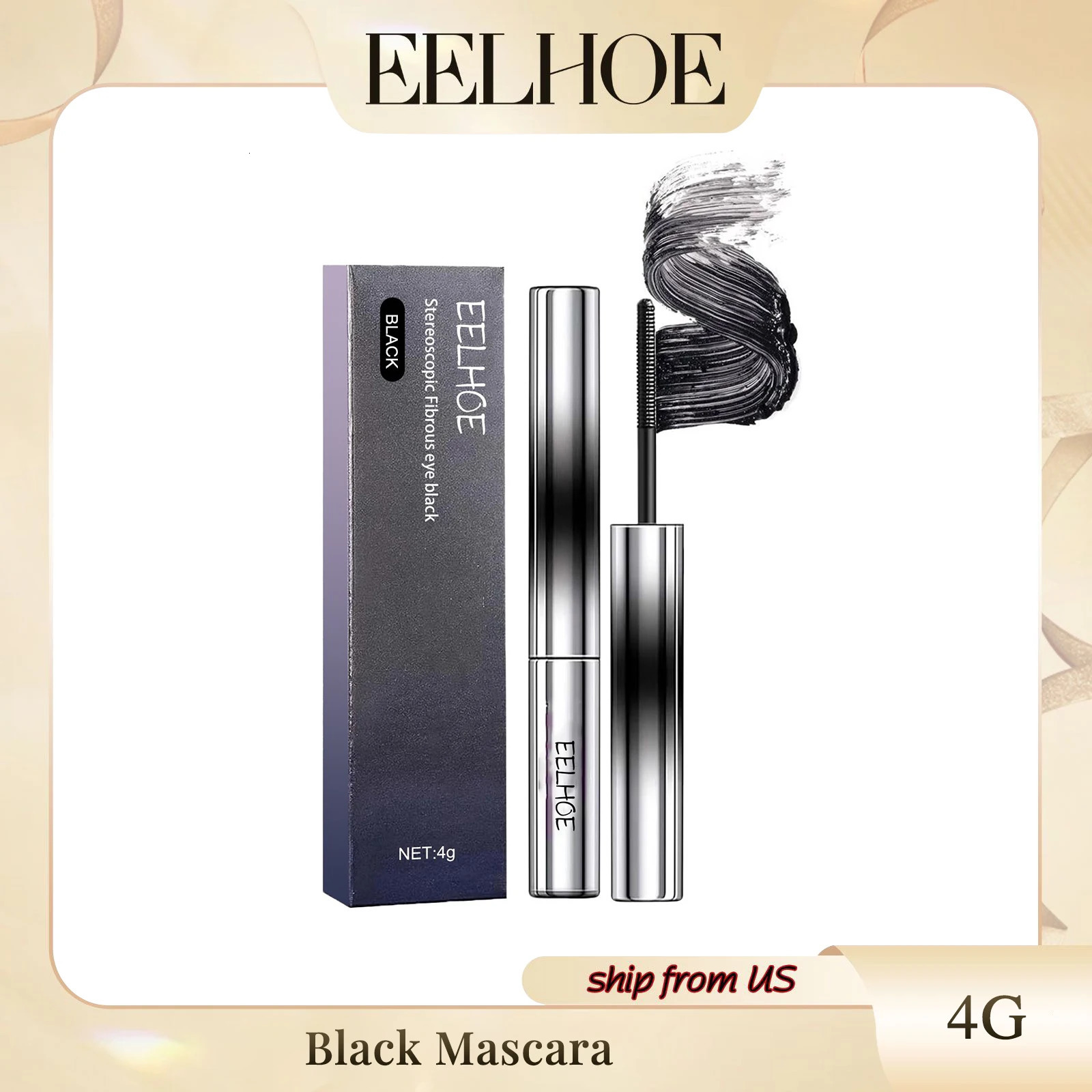 Eelhoe Black Brown Mascara s Eyebrows Eyelashes Promote Thick Natural sweat Mild Mascara 250523