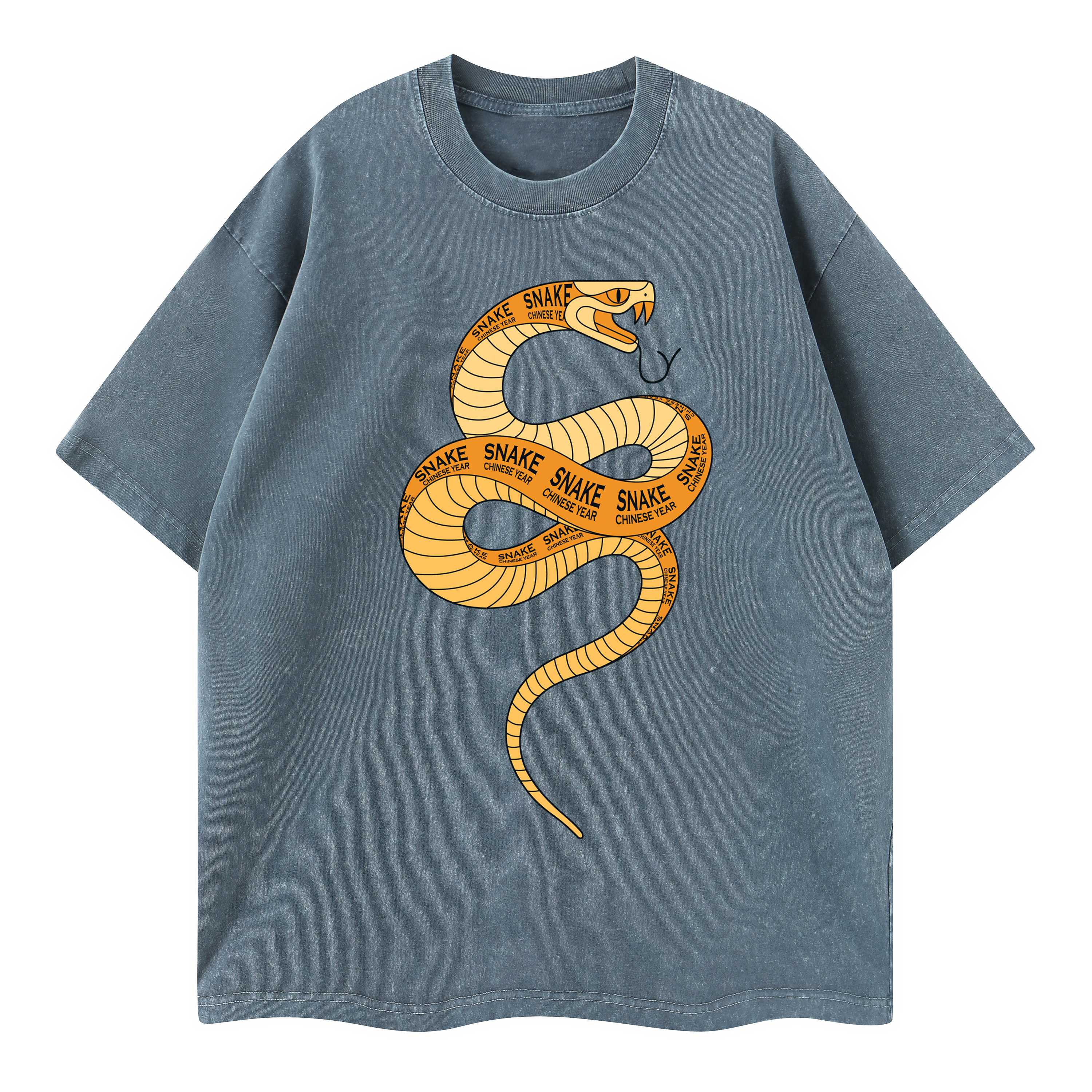 T-shirt men's top designer cotton T-shirt power Golden Python sleeved clothing high-quality fashionable T-shirt