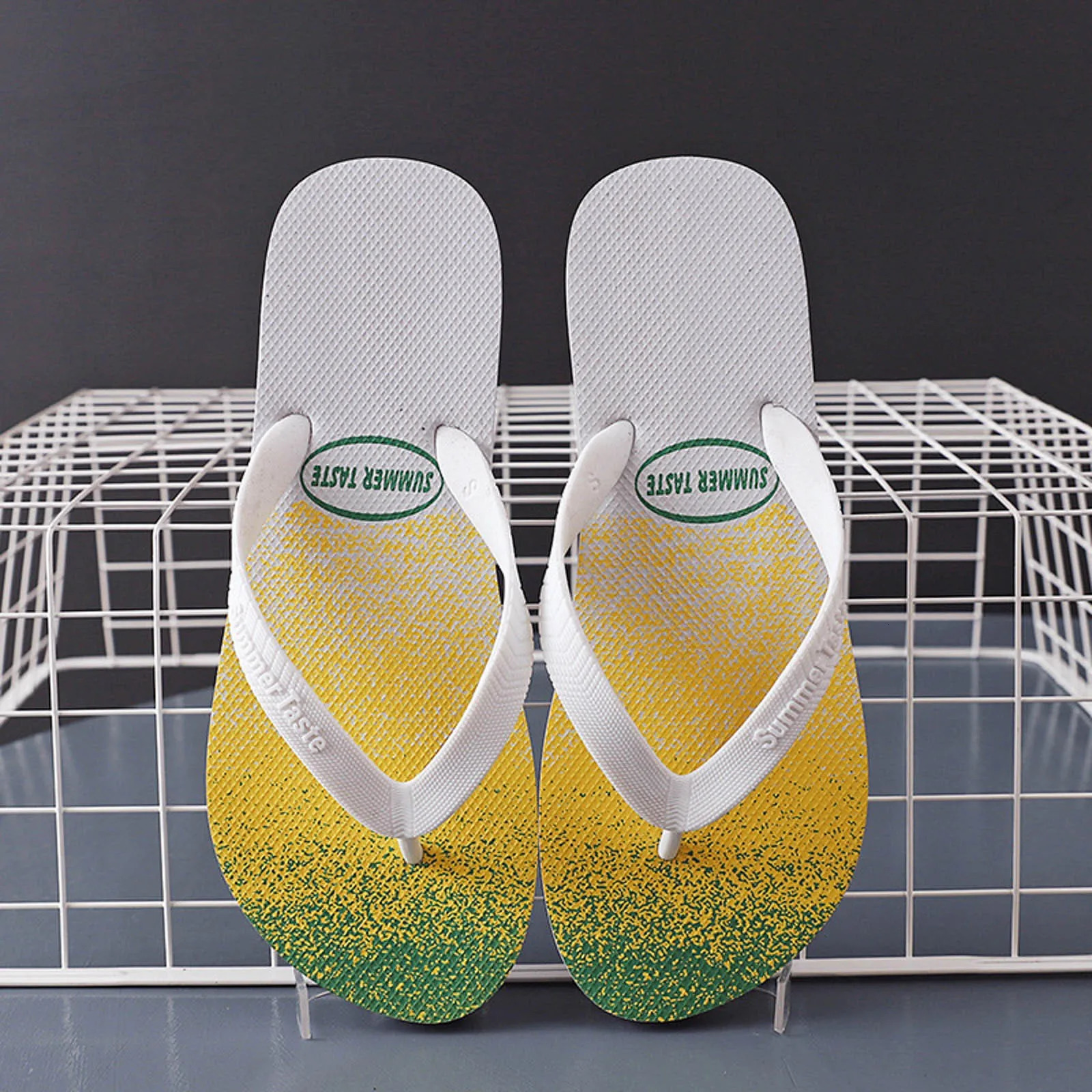 Mens Beach Slippers Size 13-15 Wear And MenS Flip Flops Fashion Slippers For Home Open Toe Indoor Flip Flops For Men 250526