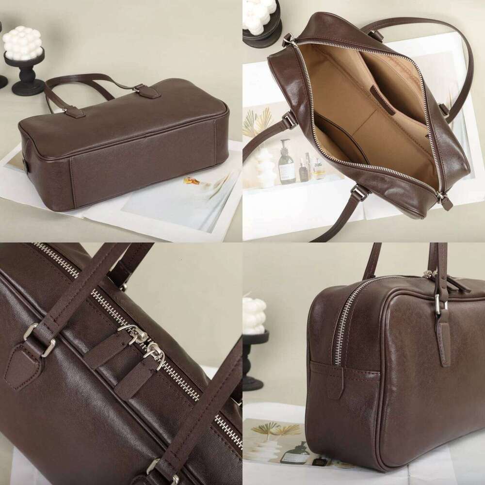 Genuine Leather Fashion Women's Single Shoulder Crossbody Bag High Quality Casual Large Capacity Ladies Handbag Female Cowhide