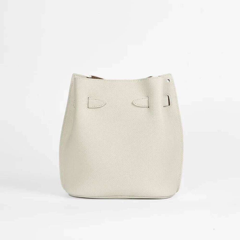 Mendy Shoulder Designer Rectangular Bags For Woman Original Brand Genuine Leather Bucket Bag Small Size Crossbody