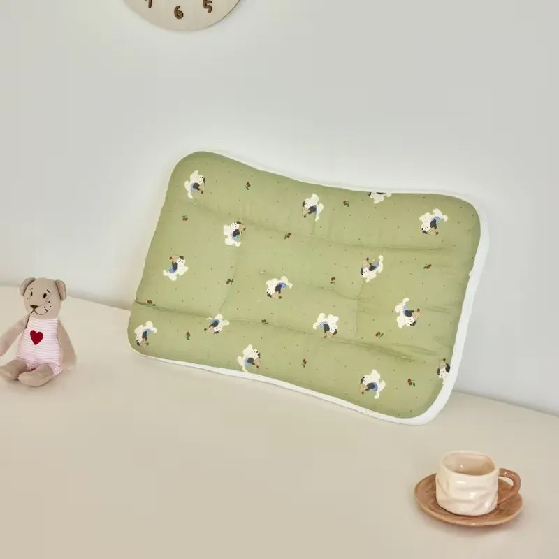 Full Cotton Double-layer Yarn Feather Silk Cotton Childrens Pillow 250527