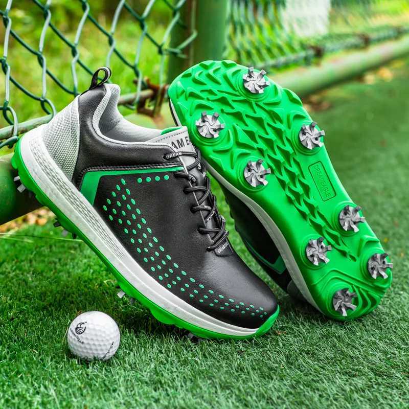 New Professional Golf Shoes Men Waterproof Luxury Golf Sneakers High Quality Non-Slip Walking Golf Footwears Spikes Sports Shoes M250528