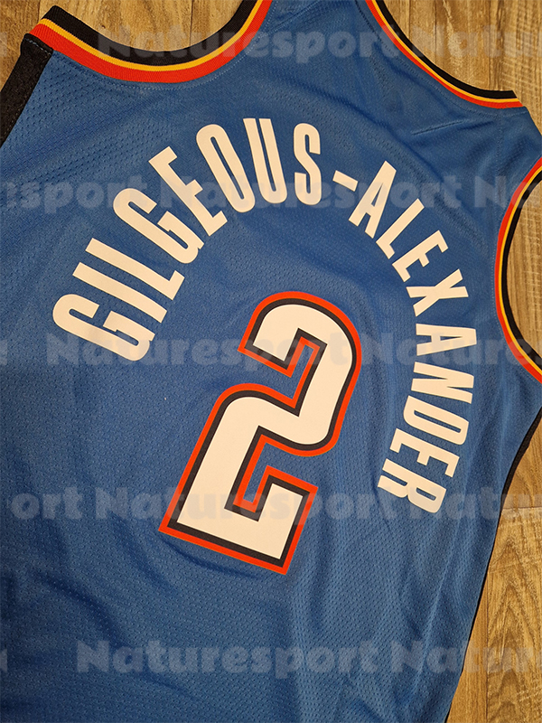 Custom Basketball Jersey 2 Shai Gilgeous-Alexander Luguentz Dort Ousmane Dieng Alex Ducas Adam Flagler Isaiah Hartenstein Chet Holmgren Dillon Jones M