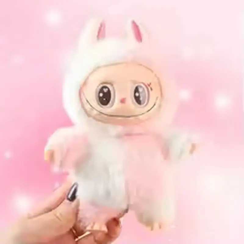 Labubu Vinyl Face Plush Doll Blind Box - The Monster Diy Custi Plush Action Figure Surprise Box Bag Charm Keychain X250528