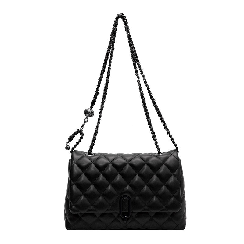 Luxury Brand Designer Bag High-Quality Texture Bag For Women, Autumn/Winter 2025 New Trendy Fashion Quilted Chain Bag, Niche Women's Shoulder And
