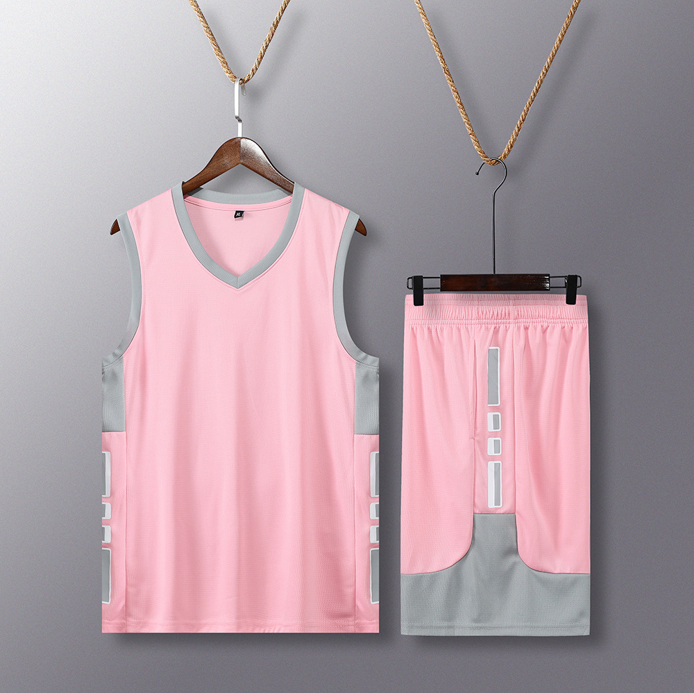 Men's custom-made basketball uniform sets, men's basketball jerseys, new men's competition team uniforms, custom-made men's traini