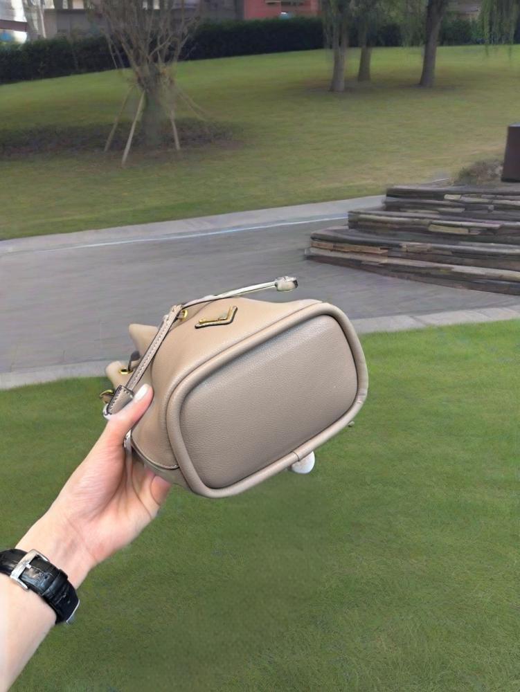 Niche popular drawstring bucket crossbody bag, new 2025 fashionable and stylish chain versatile casual small bag