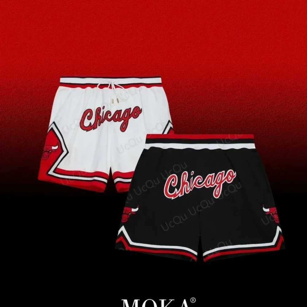 2025 Classic Retro 90S Summer Chicago 3D Printed Shorts Baskerball Shirt Fitness Sports Training Pleasure Breathable Shorts X250528