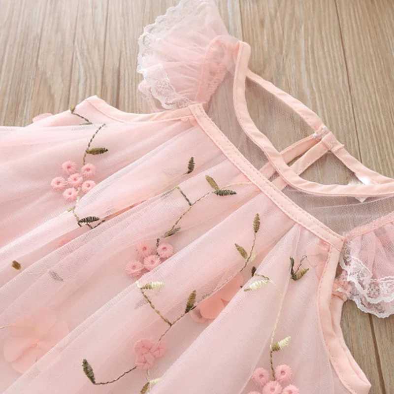 Melario Girls Sweet Dresses Summer Baby Girl Princess Dress Lace Embroidery Design Flower Girl Dresses Cute Party Kids Clothes X250528