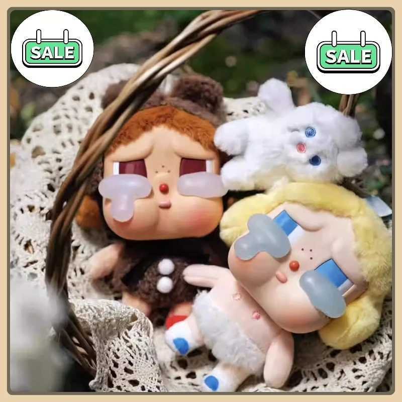Spot Crybaby vinyl face doll plush blind box crying baby pendant key chain mystery bag crying series hand-made toy gift X250528