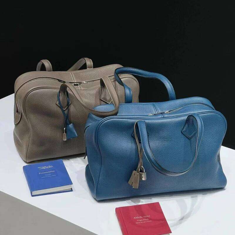 Cowhide Commuter Travel Large Capacity Genuine Leather Shoulder Handbag Big Bags For Women Trendy Shopping Carry Tote Bag