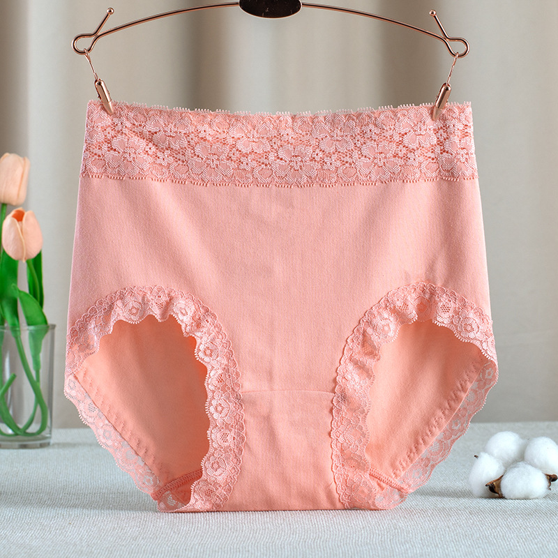 Explosive cotton high waist ladies underwear plus size comfortable hip cotton briefs