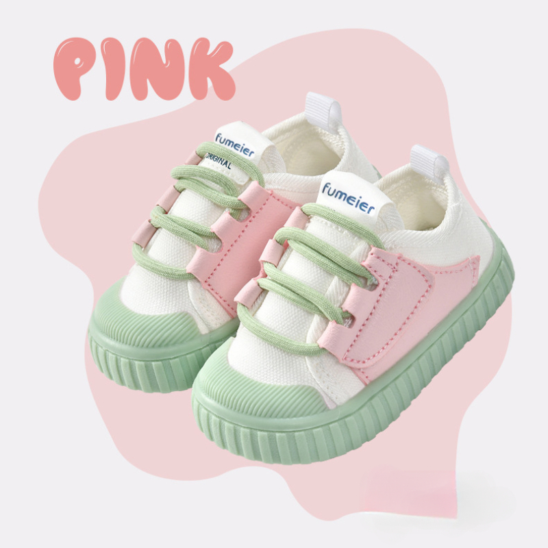 Toddler Boy/Girls' Unisex Adjustable Straps Slip-On Canvas Walkers - Kids Casual Sneaker Shoes