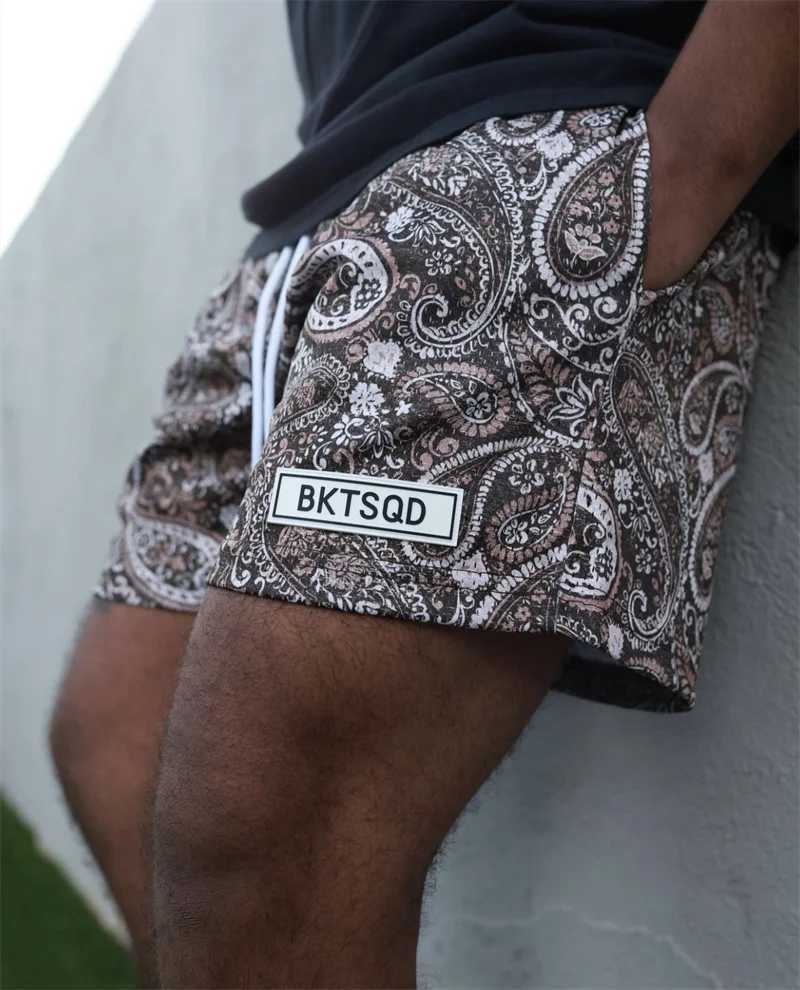 Summer Mesh Basketball Shorts Men Quick Drying Loose Sports short pants BUCKETSQ fashion Trend Sweatpants Running Beach shorts X250528