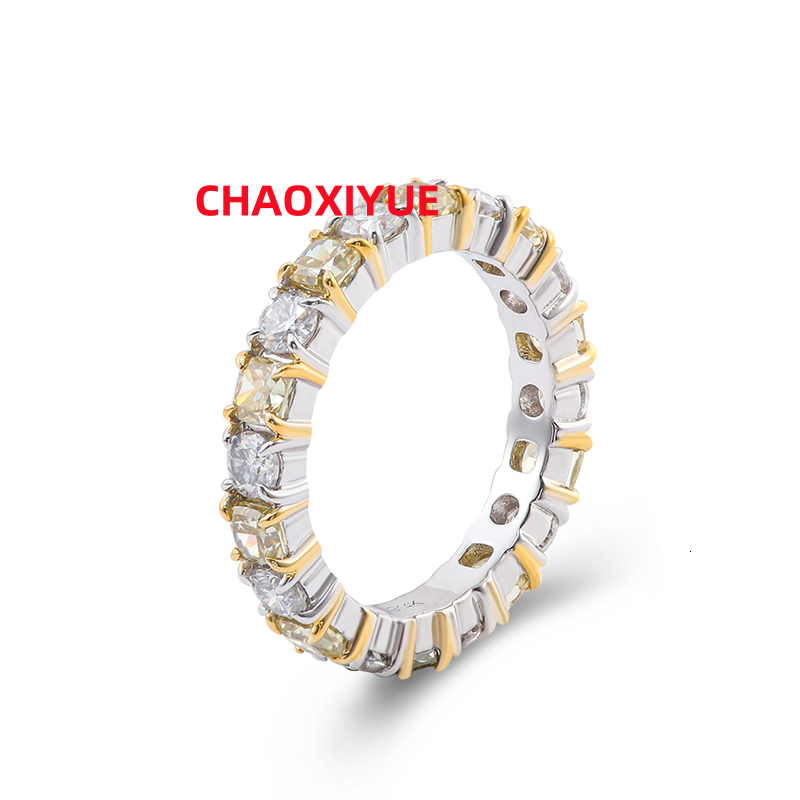 Custom 10K 14K 18K Solid White Gold Engagement Halo Wedding Ring Round Brilliant Cut VVS Moissanite Rings Jewelry for Women Gift