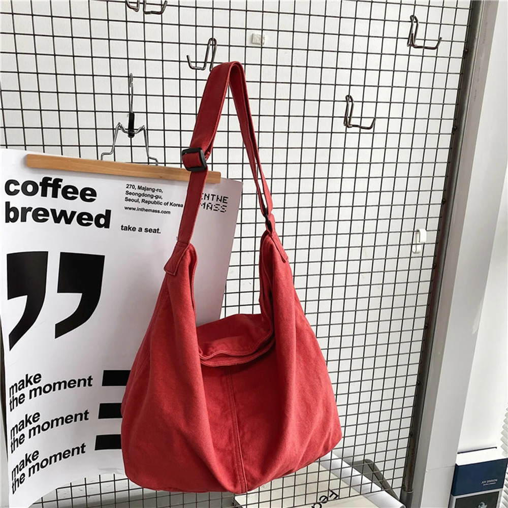 Fashion Womens Shoulder Bag Large Canvas Crossbody Bags Cotton Cloth School Bag Handbags Perfect For Back-To-School Wholesale 250523