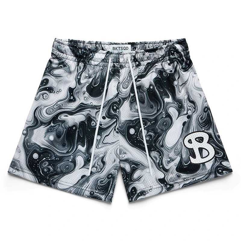 2025 BKTSQD NEW Summer Mesh Basketball Shorts Men sweatpants Quick Drying Loose Sports Shorts Casual Trendy Running Beach Shorts X2505281