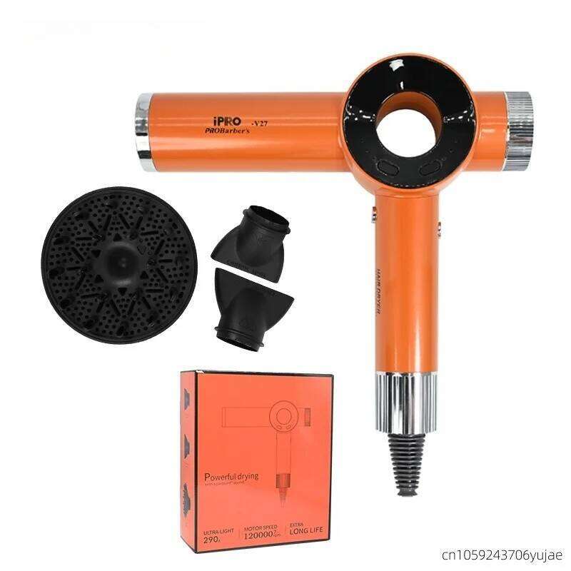 2025 High-Speed Bladeless A Rotational Speed Of 120,000 Rpm, Professional Hair Dryer With High Power