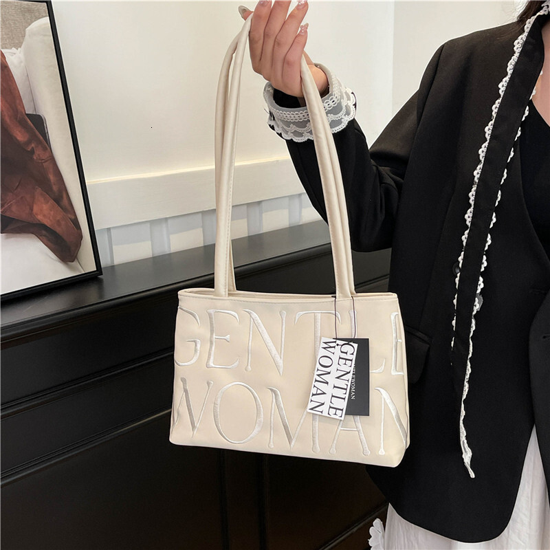 Fashion Thai Ladies Ballet Bag New Embroidered Letter Colorful Underarm Shoulder Bag fashion fashion Designer Women s Shoulder Bag Crossbody Bag