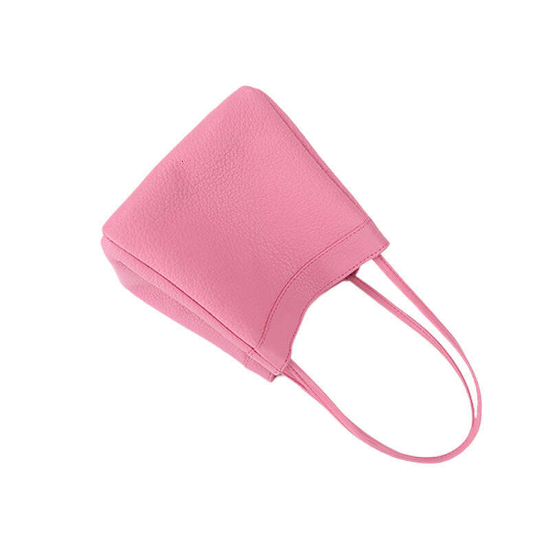 2024 New Small Square Goat Simple Fashion Versatile Handbag Genuine Leather Women's Bag