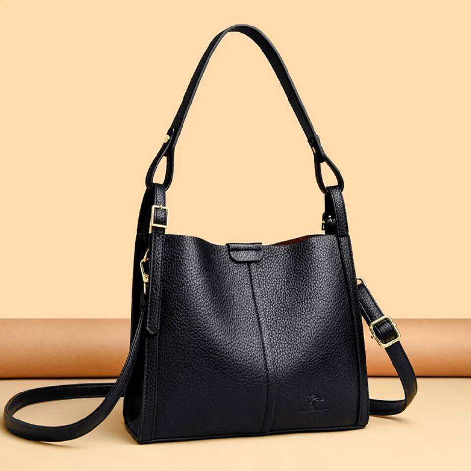 Hand Top-Handle Bags for Women 2025 High Quality Pu Leather Purse Ladies Shoulder Crossbody Bag Medium Casual Tote KAIDIFEINIROO