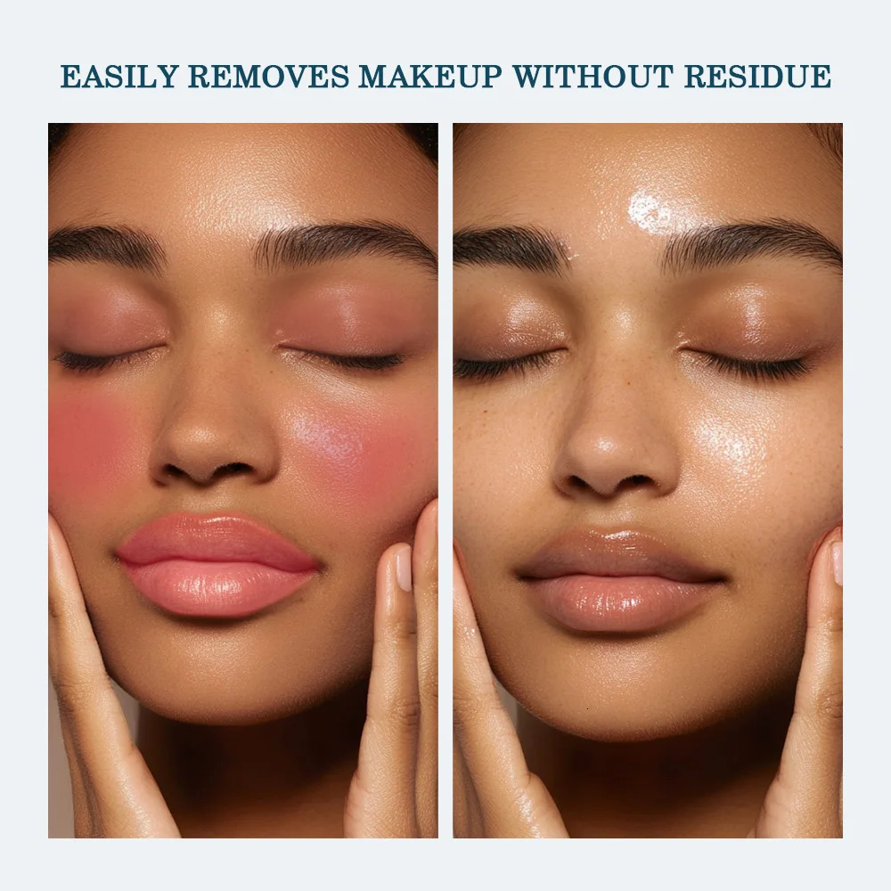 Rose Flavor Collagen Cleansing Balm Nourishing Cream Makeup Remover Mild Non-irritating Non-greasy Cleansing Balm 250522