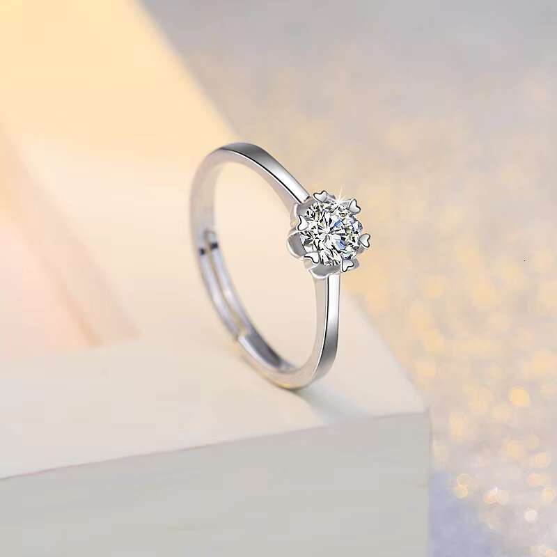 Wholesale Zircon Equivalent Moissanite Engagement Ring Wedding Rings