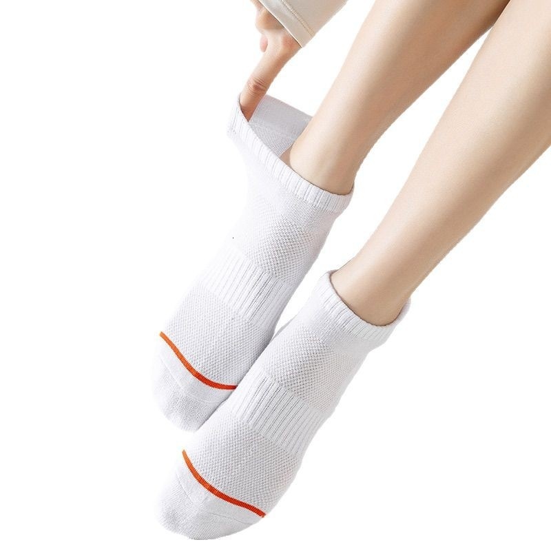 Sports Running Women Short Thickened Terry Towel Bottom Non-Slip Marathon Track and Field Walking Badminton Socks