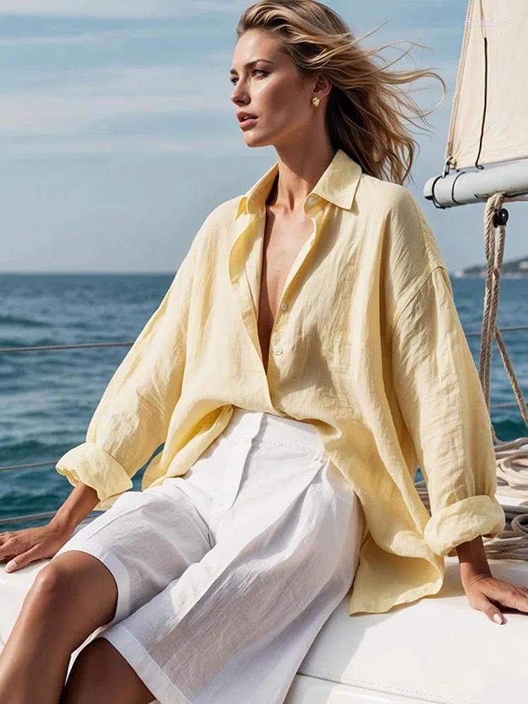 Women's Tracksuits Casual Solid Shirts Shorts Sets Women Single Breasted Elegant Lapel Wide Leg Suits 2025 Summer 2 Pieces Set