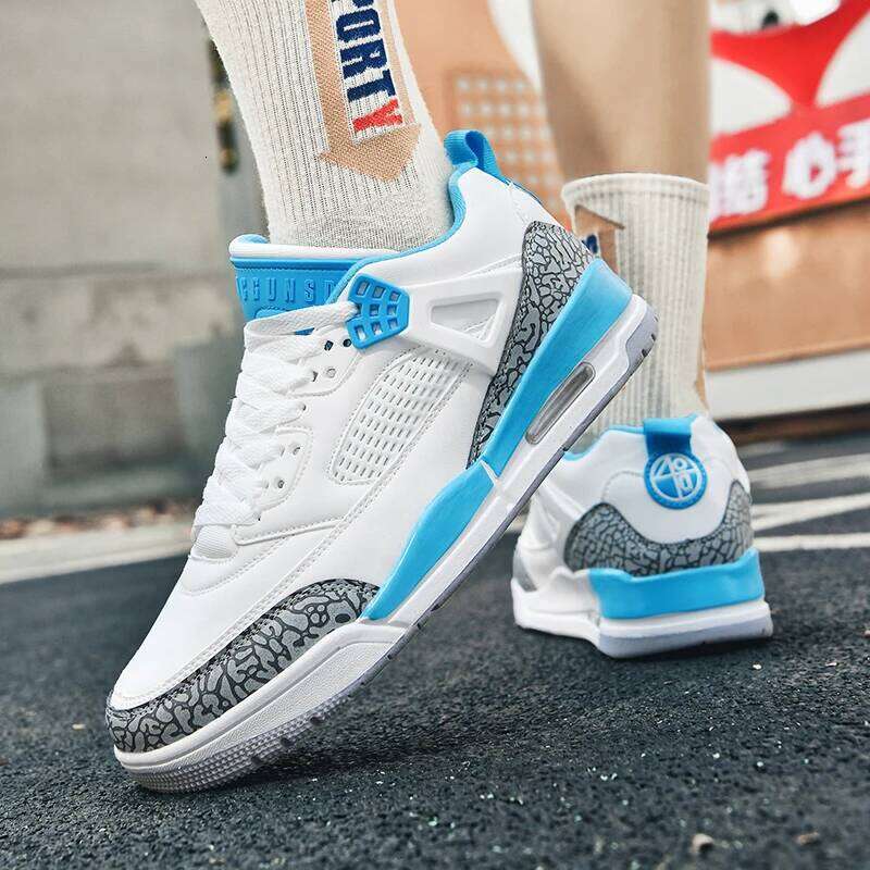 2025new Low-top Men's Sneakers Com fortable Wear-resistant Basketball Classic Retro Casual Black Rap Skateboard Shoes