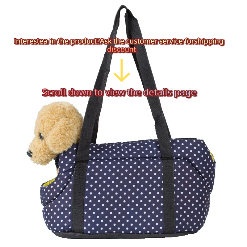 Customized dog bag cat bag pet bag portable foldable handbag shoulder bag