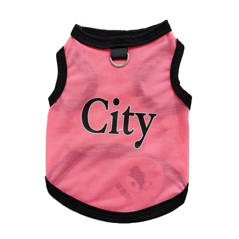 Pet clothing, cute letter printed vest