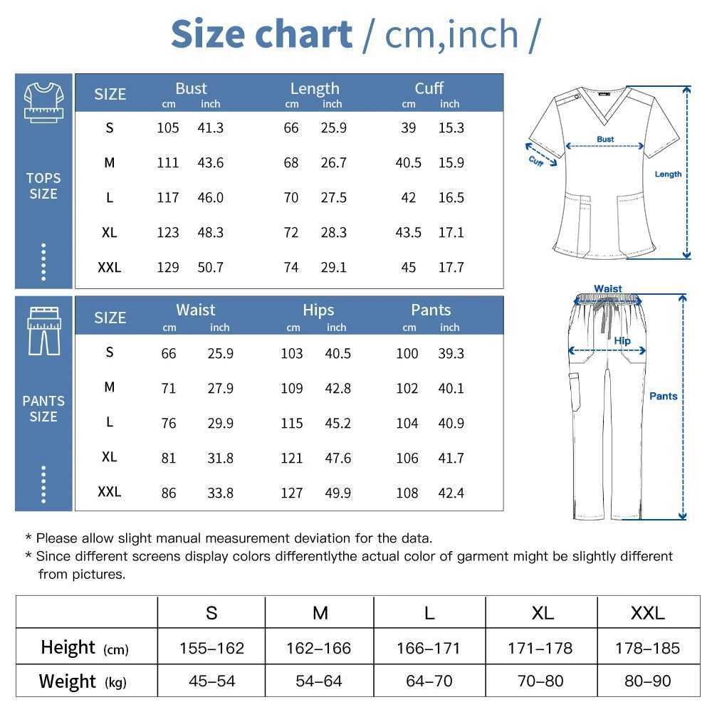 Niaahinn Spa Uniform Women Scrubs Suit Short Slved V-neck Surgical Nursing Set Multicolor Pet Grooming Doctor Medical Workwear X250528
