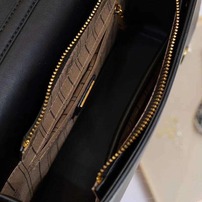 Women's Handbag Genuine Leather Underarm Bag, Women's 2024 Autumn/Winter High-End Texture Brand Designer Single Shoulder Crossbo