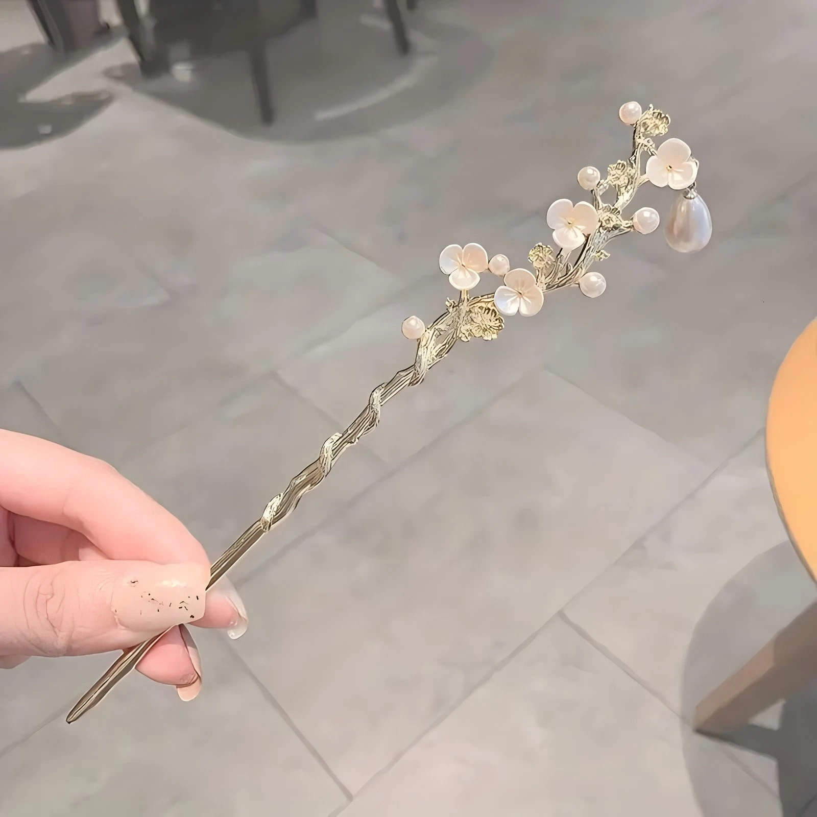 Sweet Romantic Chinese Style Hairpins Fashion Versatile Hair Accessories Jewelry Flowers Girls Hairpin 250519
