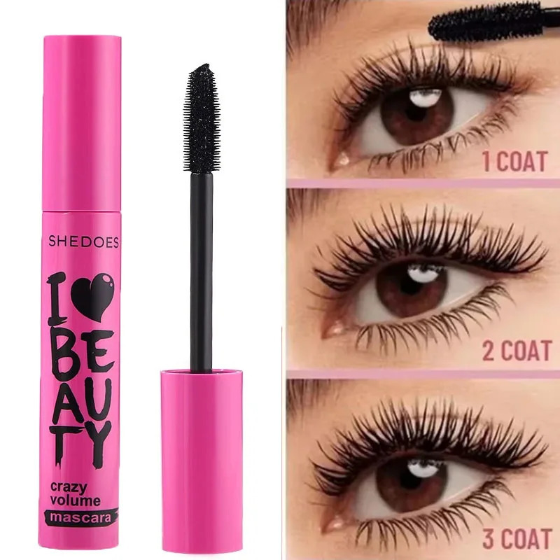 5D Waterproof Mascara Eyelashes Lengthening Long Lasting Silky Lash Black Eyelashes Extension Make Up Beauty Eye Korean Cosmetic 250523