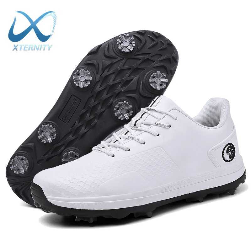 Professional Luxury Golf Shoes Outdoor Waterproof Non-Slip Golf Sneakers Men Casual Athletic Golfer Footwear Golfing Sport Shoes M250528