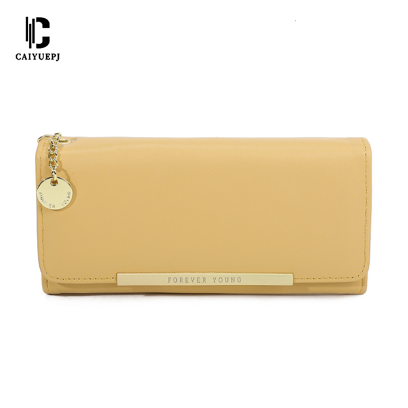 New Women's Long Wallet Coin Wallet Women's Solid Color Zipper Handbag Designer Men's Daily Commuting Fashion Wallet