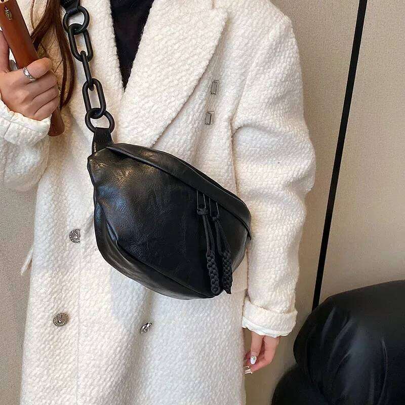 Soft Leather Waist Bag Ladies Fanny Pack High Quality Shoulder Belt Purse Fashion Designer Crossbody Chest Bags