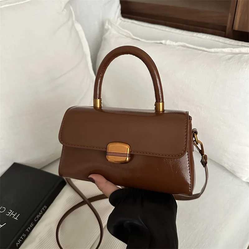 Fashion Solid Color Small Handbags Womens Top-handle Bags For Commuting Square Designer Crossbody Shoulder Bag For Gifts Y250528