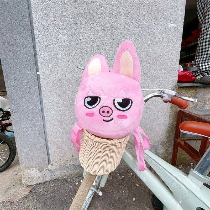 Kpop Fashion Bangchan Woojin Lee Know Minho Fans Backpack Cute Kawaii Plush Birthday Gift Embroidery Design Women's Bag