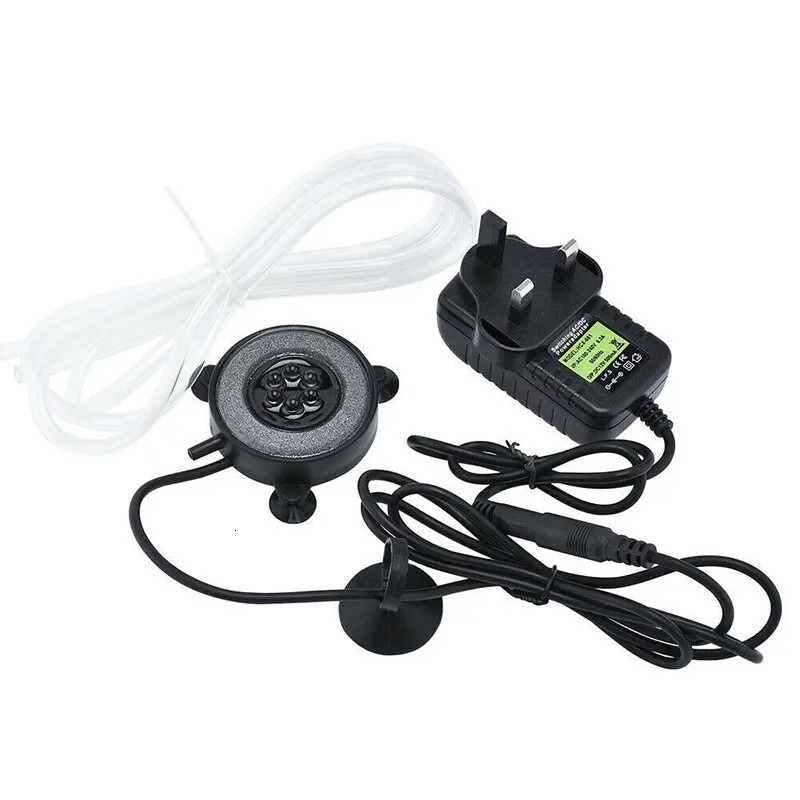 Submersible Underwater Fish Tank Light Color Changing LED Air Light Aquarium Air Bubble Lamp Making Oxygen for Fish Tank 250521