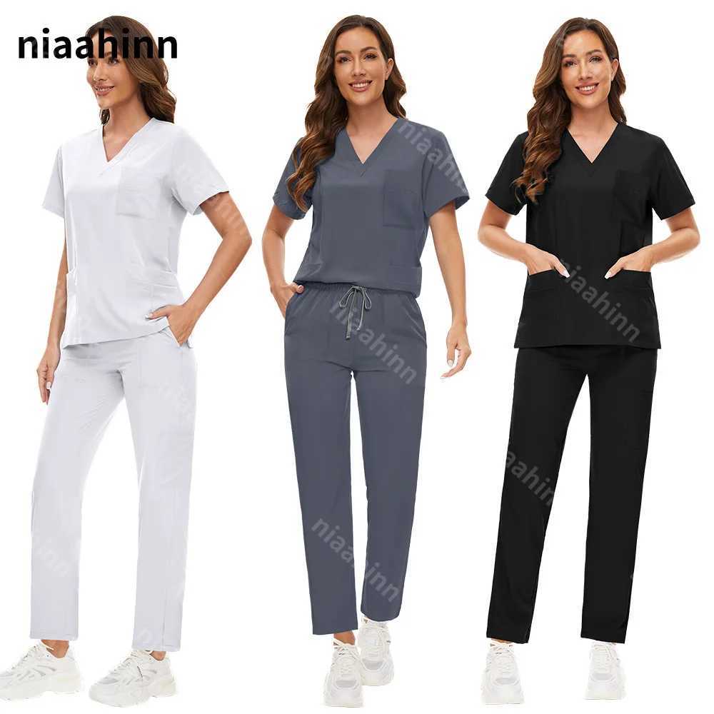 Multicolor Pet Grooming Working Clothes Beauty Sn Lab Workwear Nursing Uniforms Pet Clinic Veterinary Scrub Uniform X250528