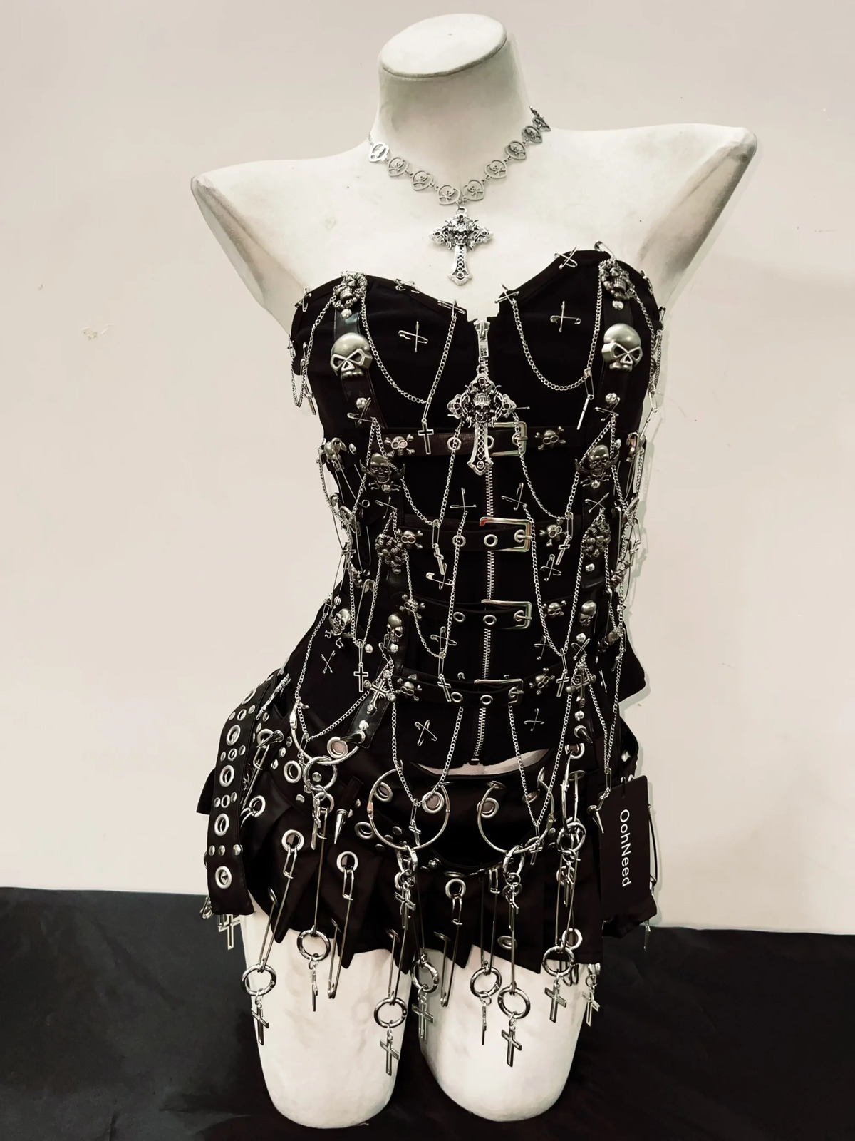 gothic tank tops y2k fashion y2k crop top Cross Tops e girl clothes vintage tops gothic clothes Skull top harajuku tops 250521