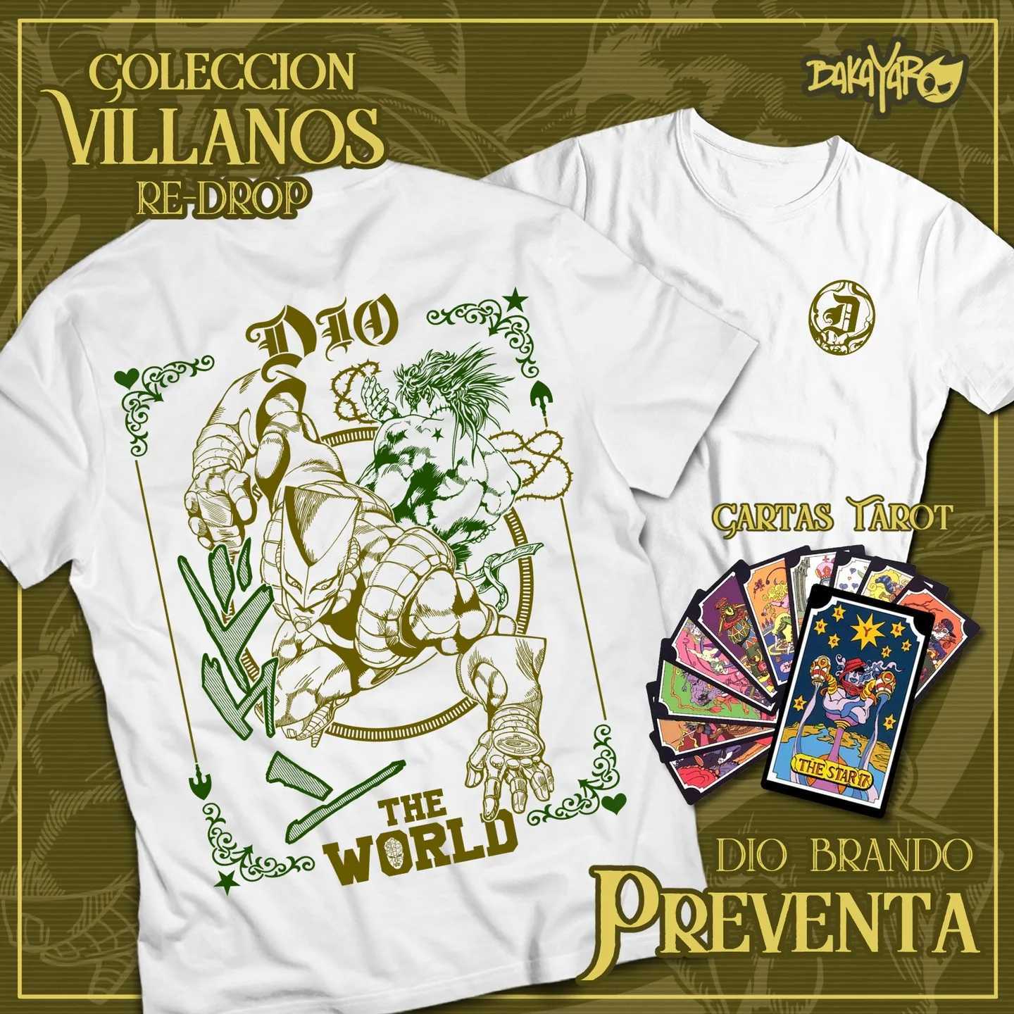 JoJo Bizarre Adventure Shirt Jotaro Kujo Tshirt Dio Giorno T-Shirt Anime Shirt All Size X250528